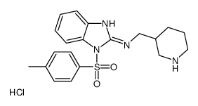 Piperidin-3-ylmethyl-[1-(toluene-4-sulfonyl)-1H-benzoimidazol-2-yl]-amine hydrochloride structure