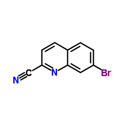 7-Bromo-2-quinolinecarbonitrile Structure