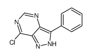 7-chloro-3-phenyl-1H-pyrazolo[4,3-d]pyrimidine Structure