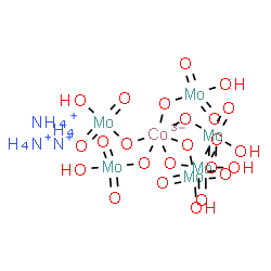 AMMONIUM 6-MOLYBDOCOBALTATE Structure