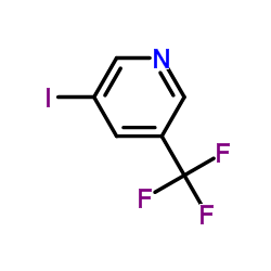 3-Iodo-5-(trifluoromethyl)pyridine结构式