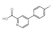 4-(4-Fluorophenyl)picolinic acid Structure