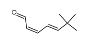 (2Z,4E)-6,6-dimethylhepta-2,4-dienal结构式