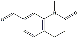1-methyl-2-oxo-1,2,3,4-tetrahydroquinoline-7-carbaldehyde结构式