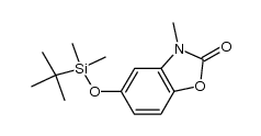 5-{[tert-butyl(dimethyl)silyl]oxy}-3-methyl-1,3-benzoxazol-2(3H)-one Structure