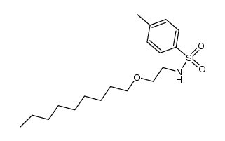 4-methyl-N-(2-(nonyloxy)ethyl)benzenesulfonamide结构式
