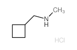 (Cyclobutylmethyl)methylamine hydrochloride Structure