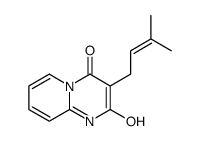 2-羟基-3-(3-甲基-2-丁烯基)-4H-吡啶并[1,2-alpha]嘧啶-4-酮结构式