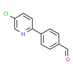 4-(5-Chloropyridin-2-yl)benzaldehyde结构式