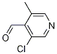 3-Chloro-5-Methyl-pyridine-4-carbaldehyde结构式