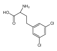 (2S)-2-amino-4-(3,5-dichlorophenyl)butanoic acid结构式