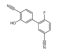 3-(4-cyano-3-hydroxyphenyl)-4-fluorobenzonitrile Structure