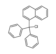 1-(chlorodiphenylmethyl)naphthalene结构式