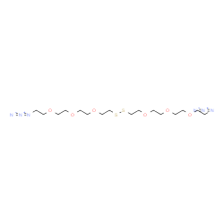 Azido-PEG3-SS-PEG3-azide结构式