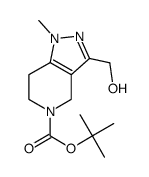 tert-butyl 3-(hydroxymethyl)-1-methyl-6,7-dihydro-1H-pyrazolo[4,3-c]pyridine-5(4H)-carboxylate Structure