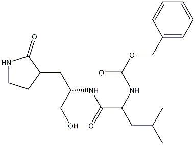 ((2S)-1-(((2S)-1-羟基-3-(2-氧代吡咯烷-3-基)丙-2-基)氨基)-4-甲结构式
