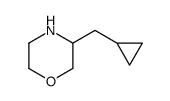 3-(Cyclopropylmethyl)morpholine结构式