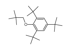 Neopentyl 2,4,6-tri-t-butylphenyl ether结构式