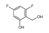 Benzenemethanol, 2,4-difluoro-6-hydroxy- (9CI)结构式
