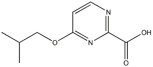 4-Isobutoxypyrimidine-2-carboxylic acid Structure