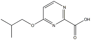 4-Isobutoxypyrimidine-2-carboxylic acid结构式