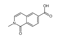 2-dihydro-2-Methyl-1-oxoisoquinoline-6-carboxylic acid Structure