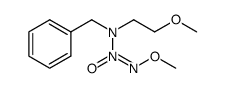 O2-methyl 1-[N-benzyl-N-(2-methoxyethyl)amino]diazen-1-ium-1,2-diolate Structure