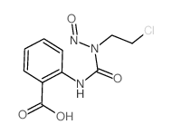 2-[(2-chloroethyl-nitroso-carbamoyl)amino]benzoic acid结构式