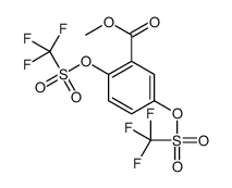 methyl 2,5-bis(trifluoromethylsulfonyloxy)benzoate Structure