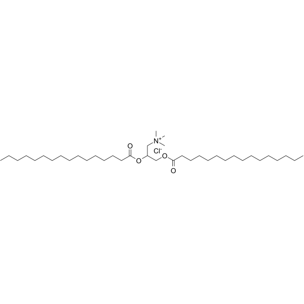 (1,2-dioleyloxypropyl)-N,N,N-trimethylammoniumchloride结构式