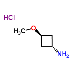 trans-3-methoxycyclobutanamine hydrochloride structure