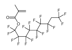 1,1,2,2,3,3,4,4,5,5,6,6,7,7,9,9,9-heptadecafluorononyl 2-methylprop-2-enoate结构式