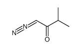 1-diazo-3-methylbutan-2-one Structure