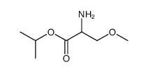 Serine,O-methyl-,1-methylethyl ester structure