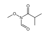 N-formyl-N-methoxy-2-methylpropanamide Structure