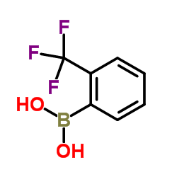 2-Trifluoromethylphenylboronic acid structure