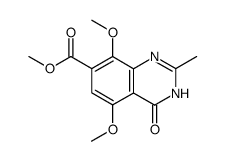 7-Quinazolinecarboxylic acid,1,4-dihydro-5,8-dimethoxy-2-methyl-4-oxo-,methyl ester (9CI) picture