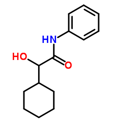 2-Cyclohexyl-2-hydroxy-N-phenylacetamide Structure