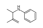N-(3-methylbut-3-en-2-yl)aniline Structure