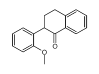 2-(2-methoxyphenyl)-3,4-dihydro-2H-naphthalen-1-one结构式