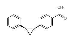 Ethanone,1-[4-(2-phenylcyclopropyl)phenyl]-, trans- (9CI) picture