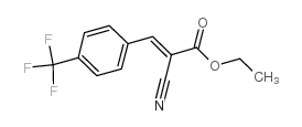 ETHYL 2-CYANO-3-[4-(TRIFLUOROMETHYL)PHENYL]ACRYLATE structure