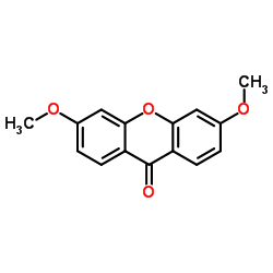 3,6-Dimethoxy-9H-xanthen-9-one结构式