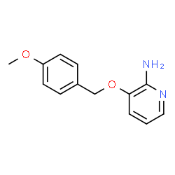 2-amino-3-(4-methoxybenzyloxy)pyridine structure
