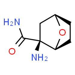 7-Oxabicyclo[2.2.1]heptane-2-carboxamide,2-amino-,endo-(+)-(9CI) structure