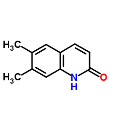 6,7-Dimethyl-2(1H)-quinolinone结构式