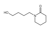 N-(3-hydroxybutyl)valerolactam Structure