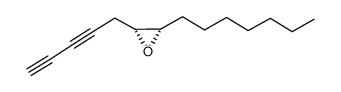 (6R,7S)-6,7-epoxytetradeca-1,3-diyne Structure
