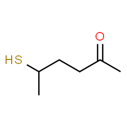 2-Hexanone, 5-mercapto- (9CI) structure