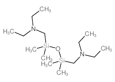 Ethanamine,N,N'-[(1,1,3,3-tetramethyl-1,3-disiloxanediyl)bis(methylene)]bis[N-ethyl- Structure